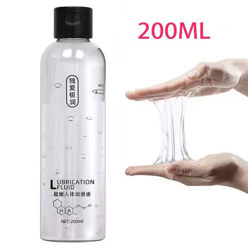 Lubrifiant intime à base d'eau 60ML/200ML/500ML Hypoallergénique Séchage rapide Non gras Facile à nettoyer pour hommes et femmes