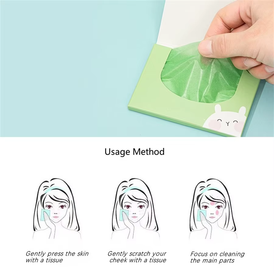 Papier absorbant d'huile parfumée pour hommes et femmes