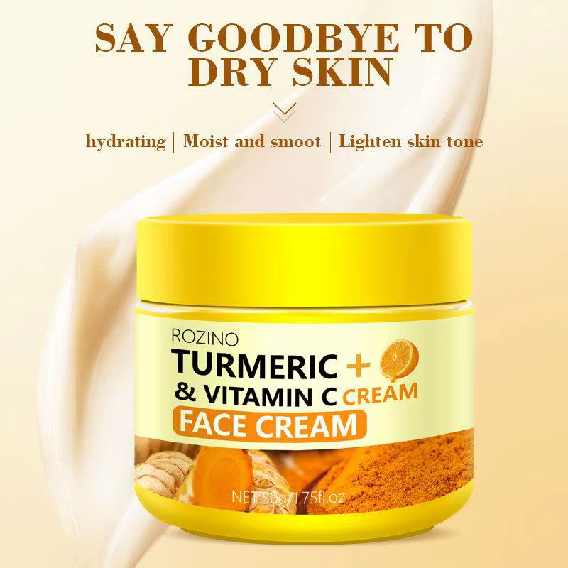 Crème Visage au Curcuma et Vitamine C : Raffermit