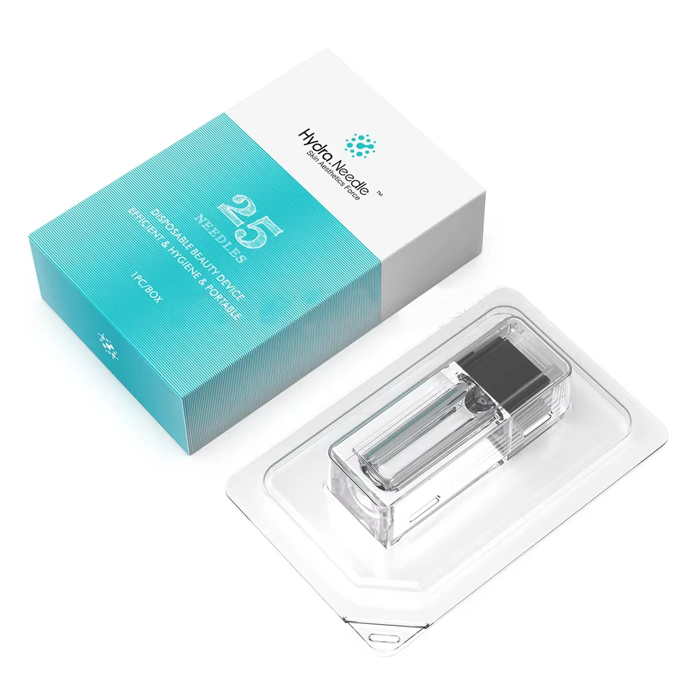 Nouveau stylo dermique à micro-aiguilles 25 points HN25 et applicateur de sérum - Outil professionnel de microneedling