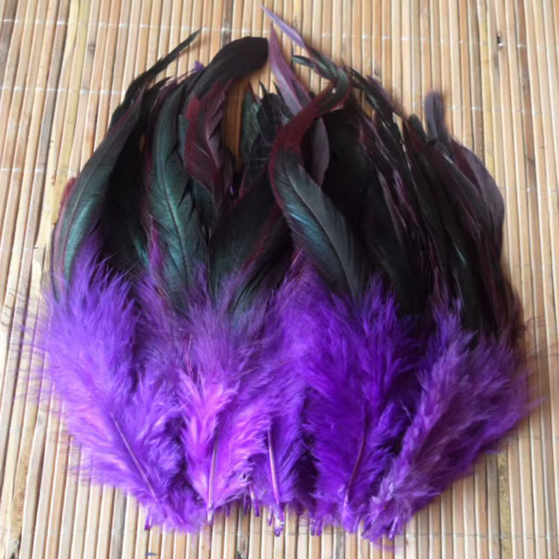 Plume décorative pour vêtements de scène, 12.5-20cm, masque, accessoires de bricolage, 50 racines par paquet