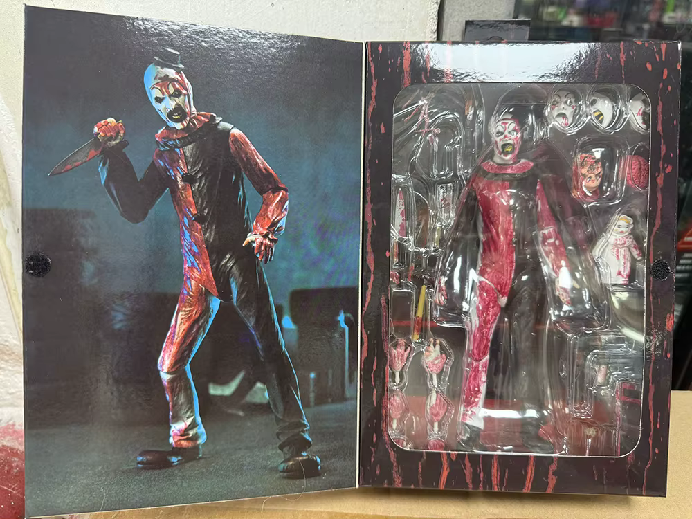 Figurine The Clown BLOOD SOAKED de Damien Leone, Figurine d'action articulée Terrifier, Modèle de jouet, Poupée articulée, Cadeau
