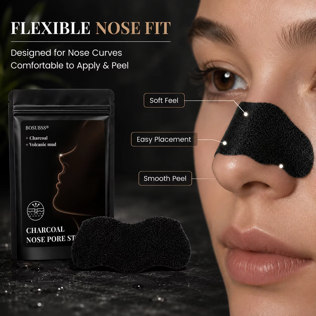 10/30 Bandes de soin au charbon pour le nez