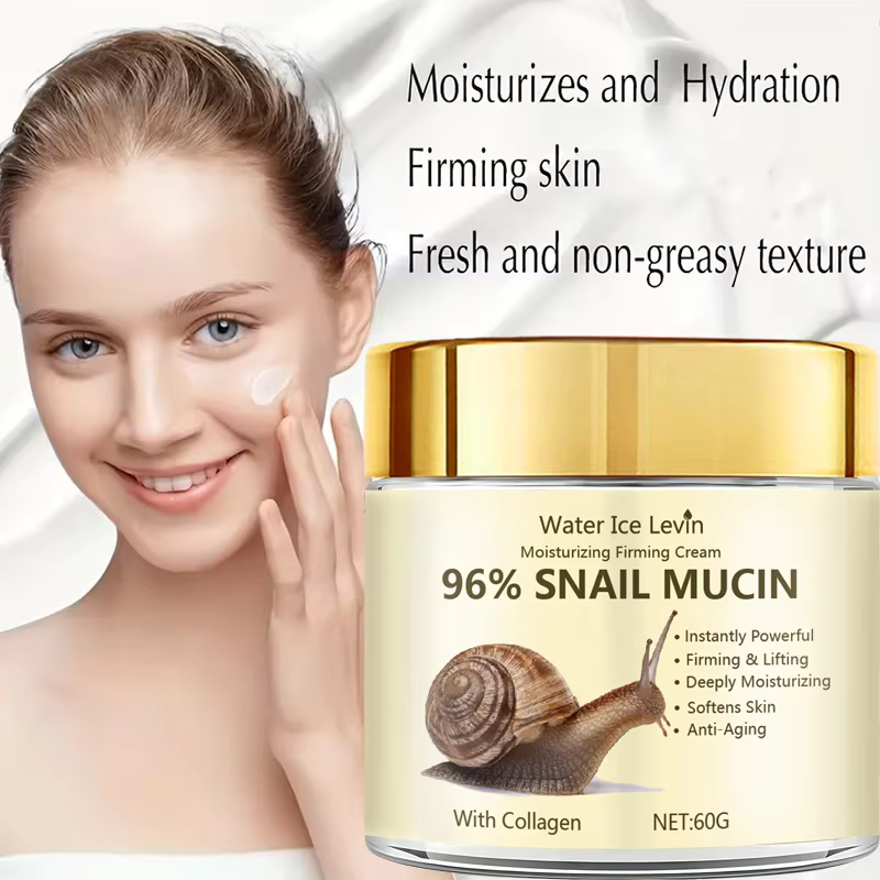 Crème raffermissante hydratante à 96 % de mucine d'escargot au collagène