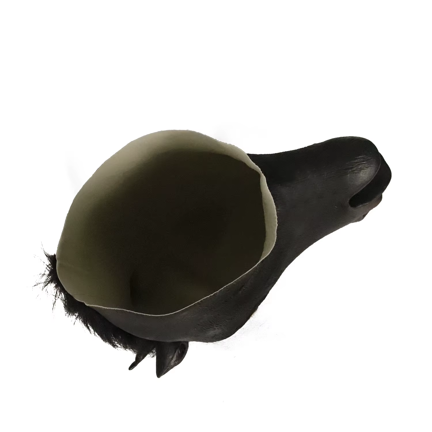 Masque de tête de licorne pour adultes, masque de costume de licorne en latex naturel pour les fêtes d'Halloween et le cosplay