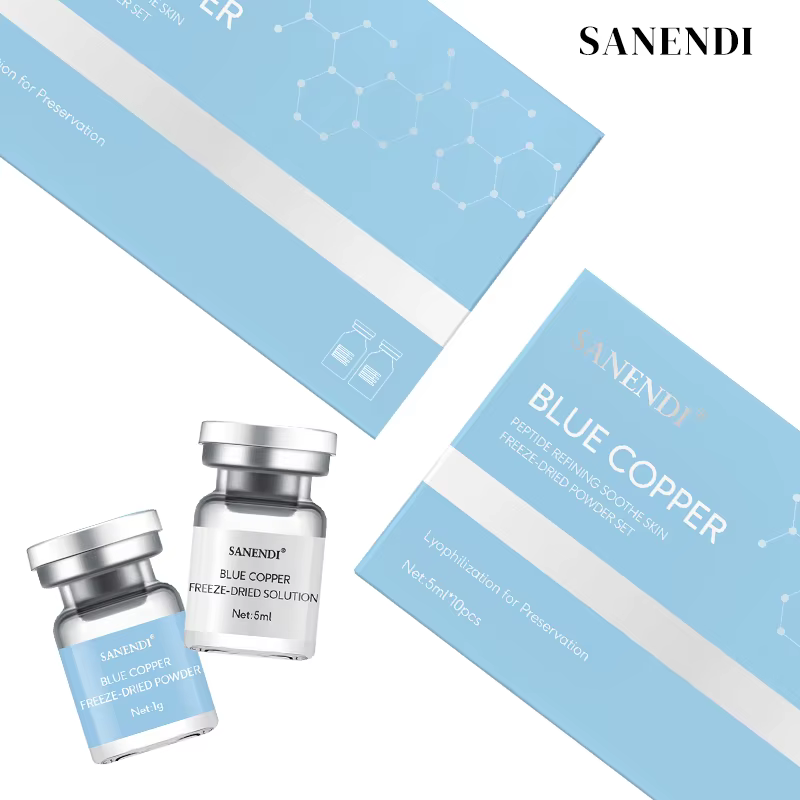 Sérum 3-en-1 au cuivre bleu et aux peptides pour le visage