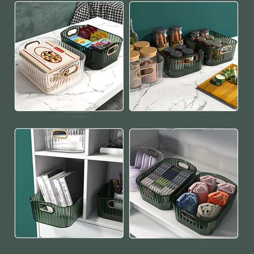 Boîte de rangement de bureau 2 pièces, couvercle de gommage pour masque Facial, support de rangement, panier de tri, rouge à lèvres, bureau, soins de la peau, boîte de cosmétiques, organisateur