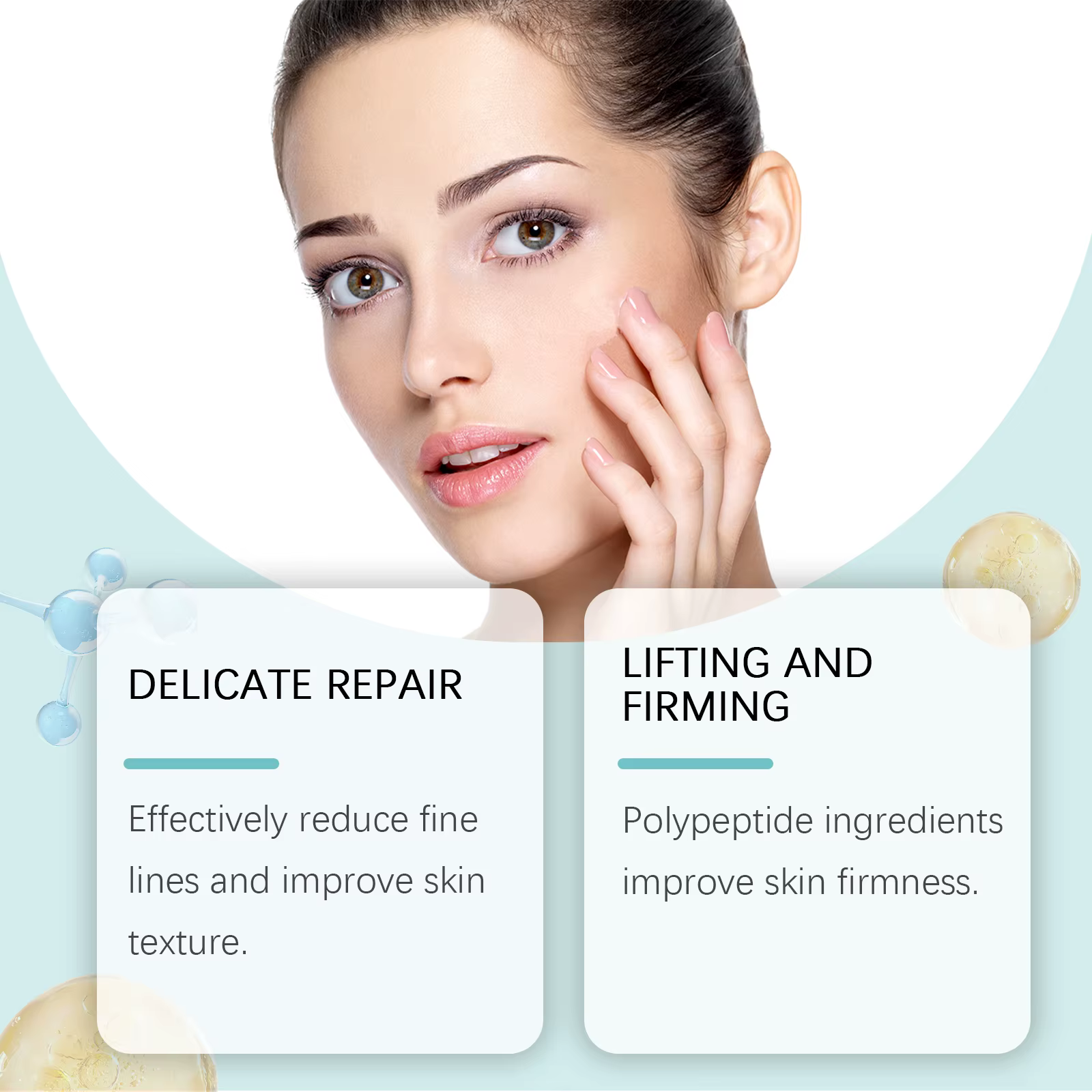Sérum Visage à l'Acide Hyaluronique 84% Cono Peptide Essence : Atténue les Rides