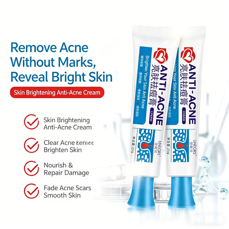 Crème Visage Anti-Acné à Base de Plantes
