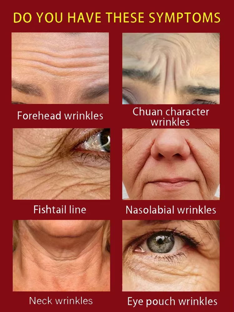 Effet anti-âge instantané anti-rides élimine le sérum pour les rides du visage