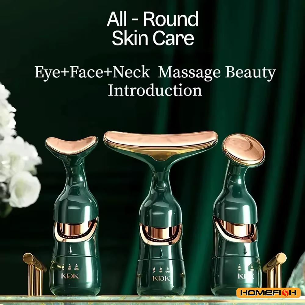 HOMEFISH 3 en 1 dispositif de Lifting du visage cou Massage des yeux
