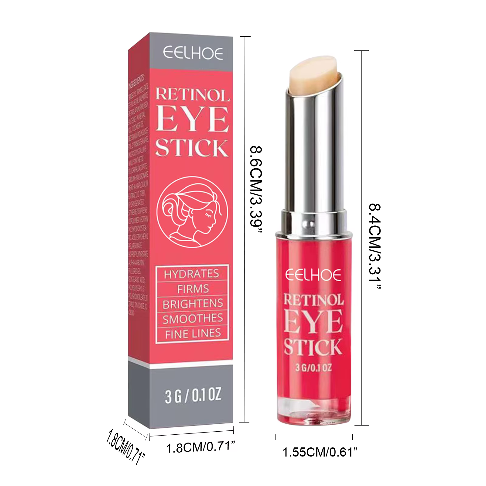 Bâton de crème pour les yeux au rétinol