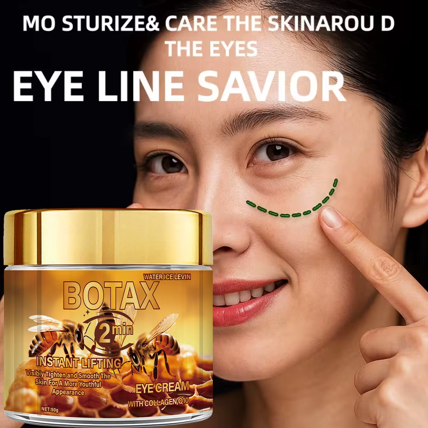 Crème Contour des Yeux Effet Lifting Instantané BOTA au Venin d'Abeille et au Rétinol