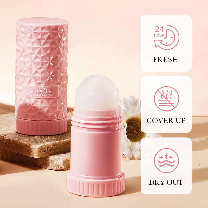 SADOER parfumé Anti odeur crème pour le corps rouleau-On perles Anti-transpiration inodore parfum aisselles cou déodorant soins de la peau