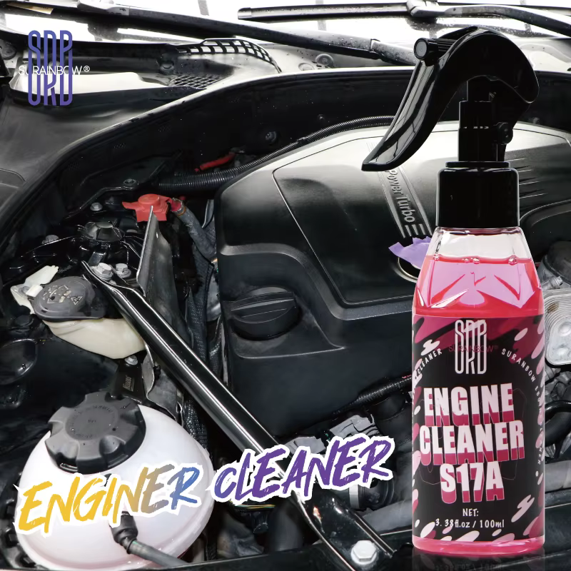 Nettoyeur et dégraissant pour baie de moteur de voiture, produit de nettoyage de décontamination puissant pour le nettoyage de la voiture du compartiment moteur, dissolvant de graisse
