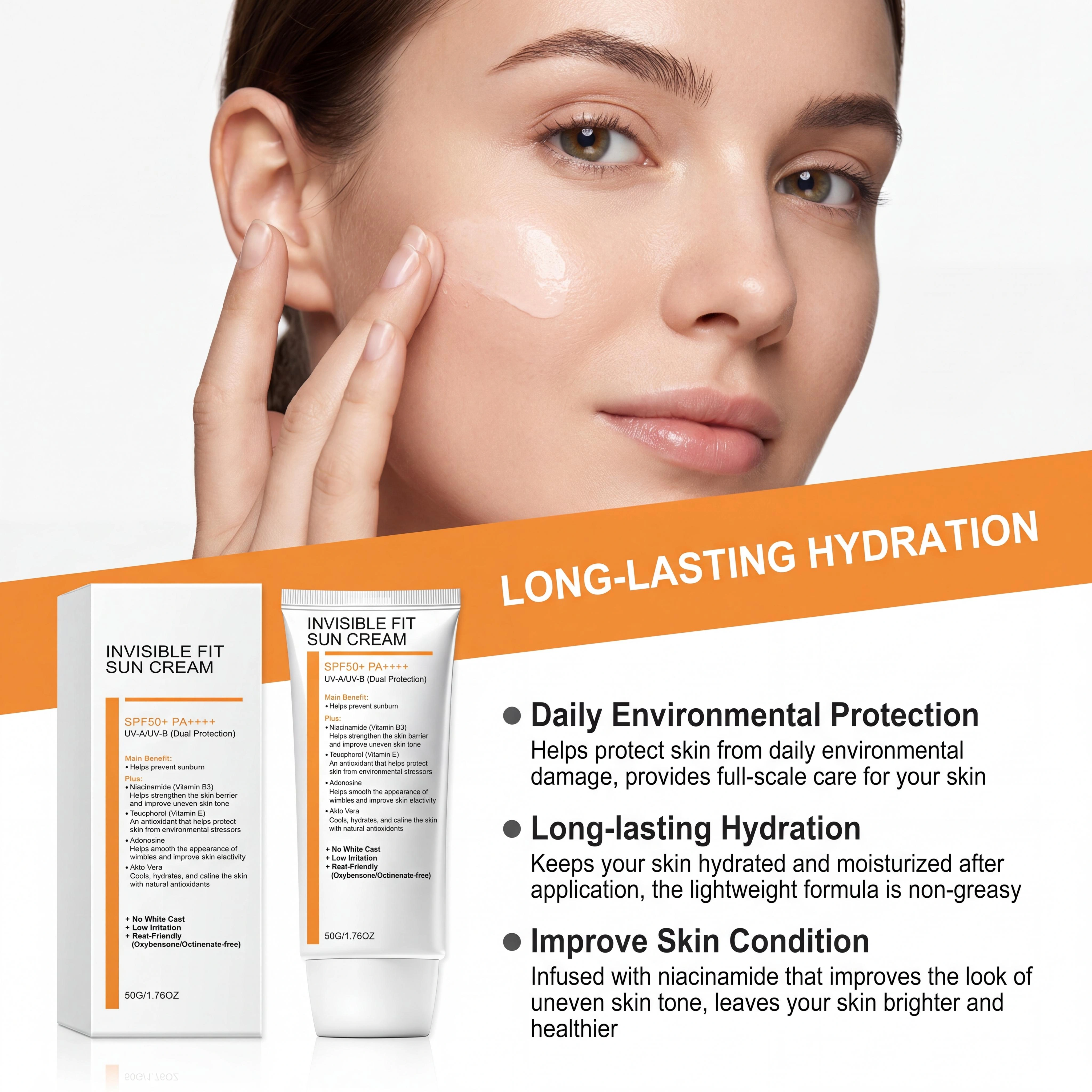 Crème solaire Invisible Fit SPF50