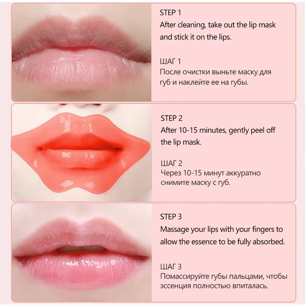 Masque pour les lèvres hydratant à la vitamine C