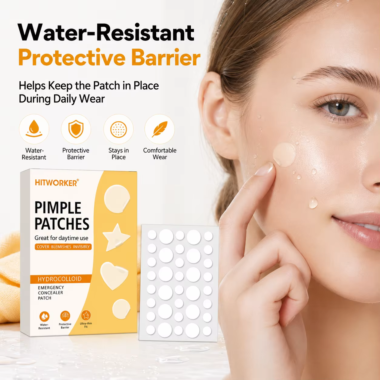 360 patchs anti-acné doux et discrets