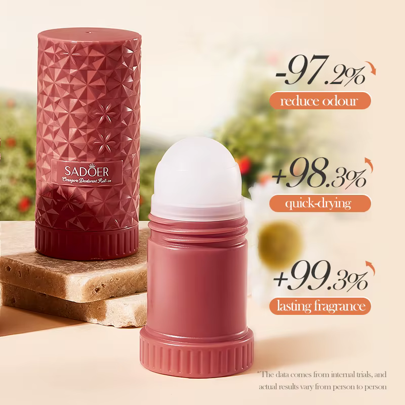 SADOER parfumé Anti odeur crème pour le corps rouleau-On perles Anti-transpiration inodore parfum aisselles cou déodorant soins de la peau