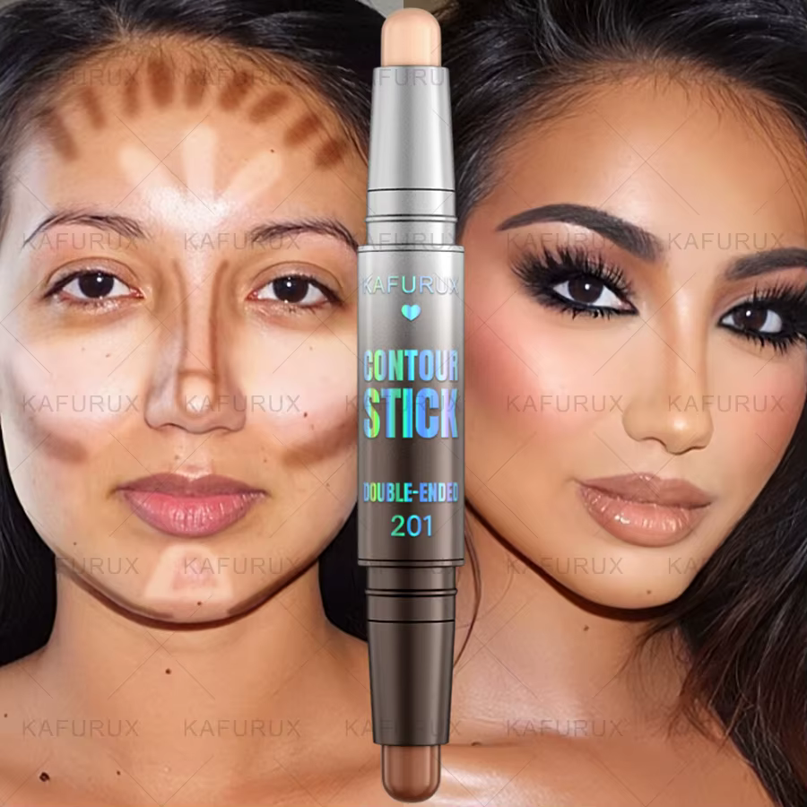 1pc Stick de contour double embout