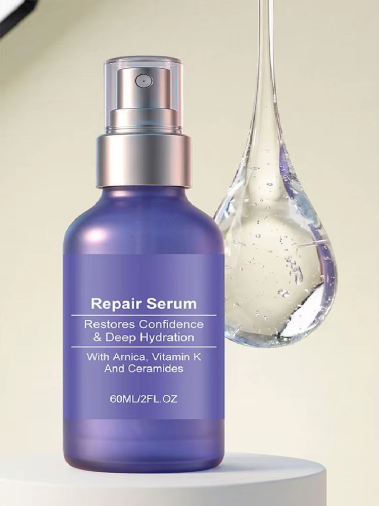 Sérum Réparateur Visage aux Céramides Hydratation Intense Réparation de la Barrière Cutanée Atténue les Taches Brunes Illumine les Peaux Ternes Essence Hydratante