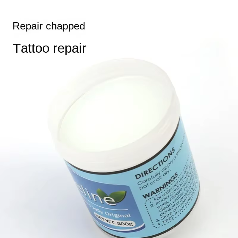 Vaseline pour Tatouage Bouteille Blanche – Adoucit la Kératine