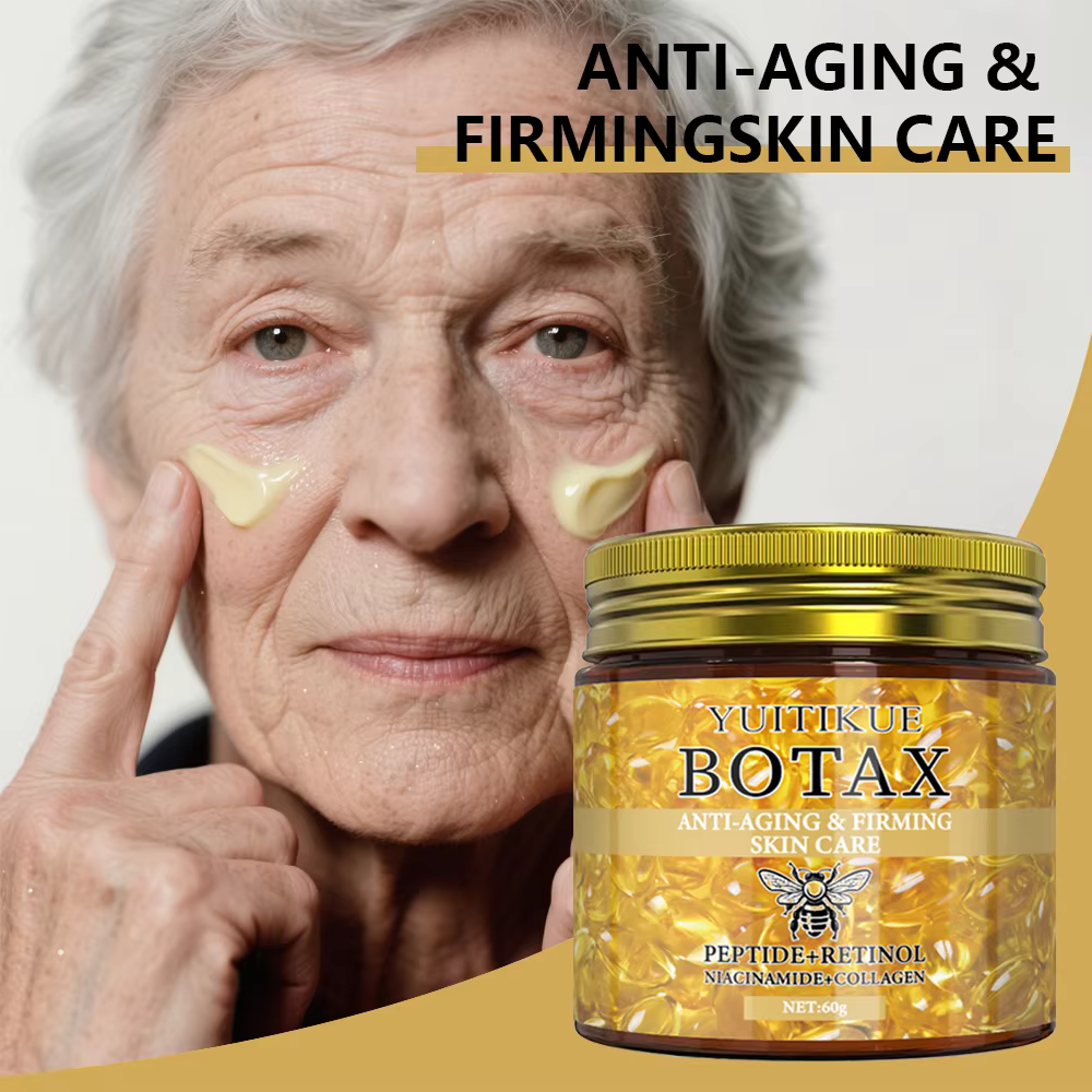 Crème visage effet BOTAX – Traitement liftant instantané et anti-rides avec formule non grasse peptidique