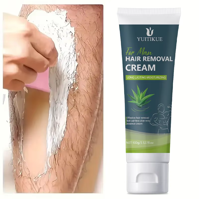 100g Crème dépilatoire pour hommes – Douce et non irritante