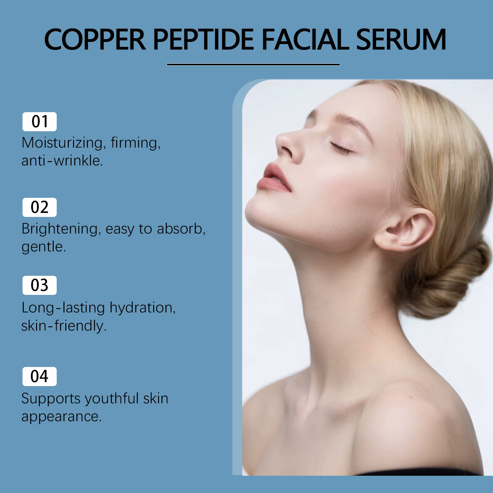 Sérum facial au cuivre