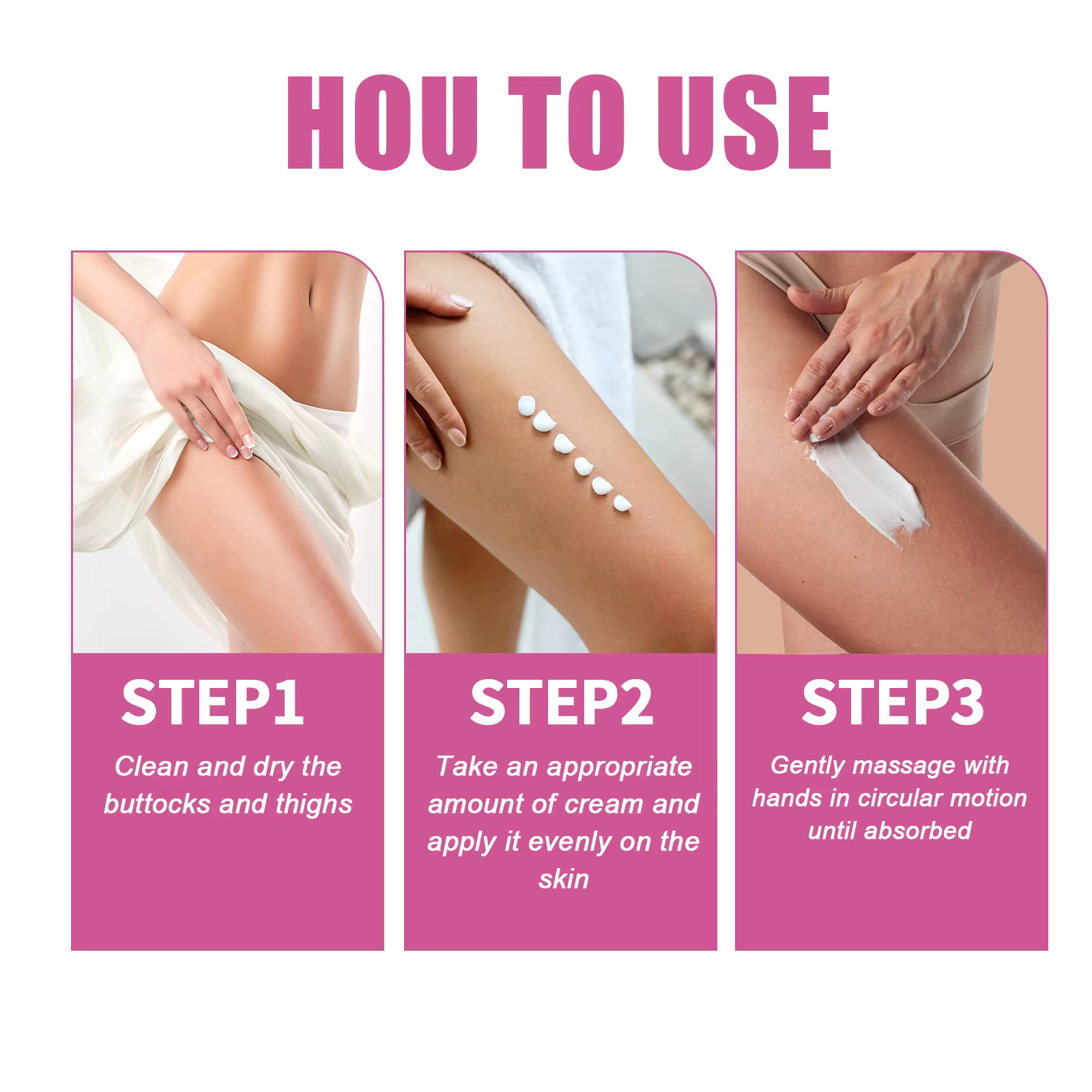 EELHOE 100ml crème de traitement des taches d'acné des fesses supprimer les boutons hydratant peau éclaircir lisse