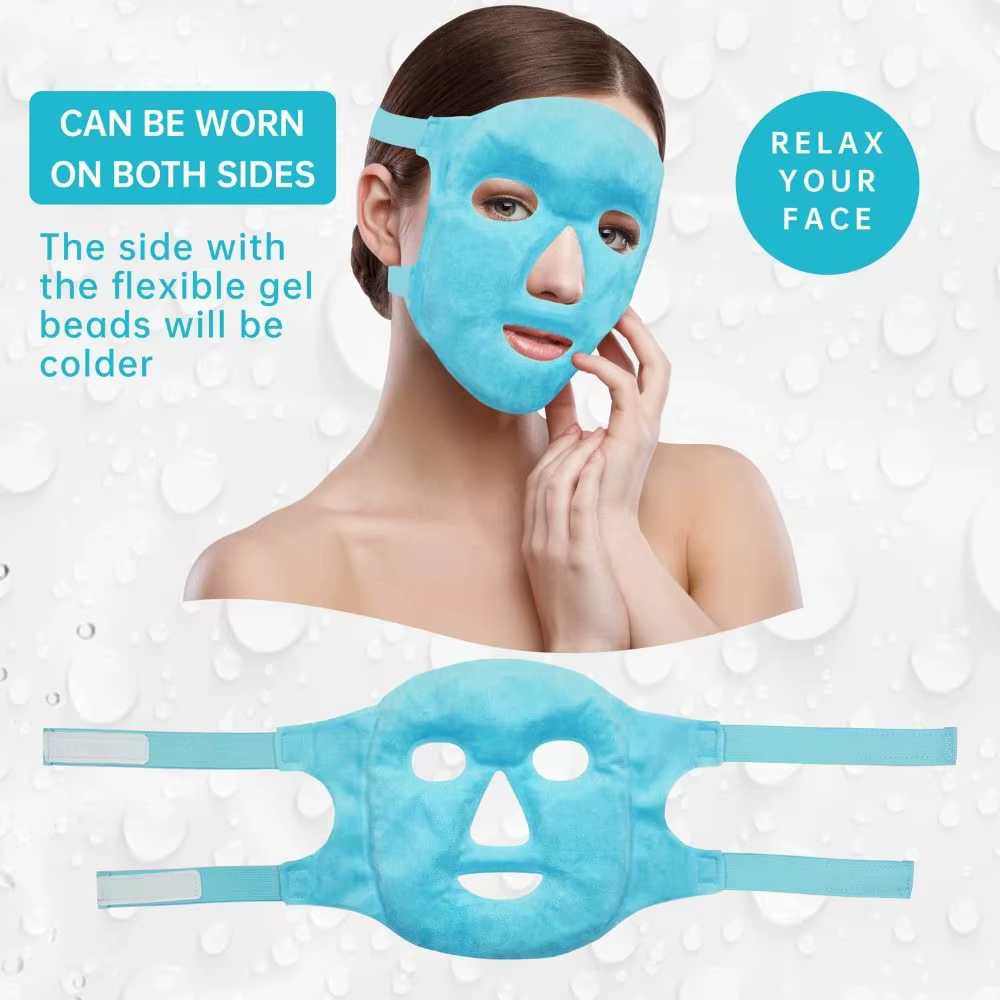Masque Gel Réutilisable Chaud/Froid pour les Yeux et le Visage – Soulage la Fatigue