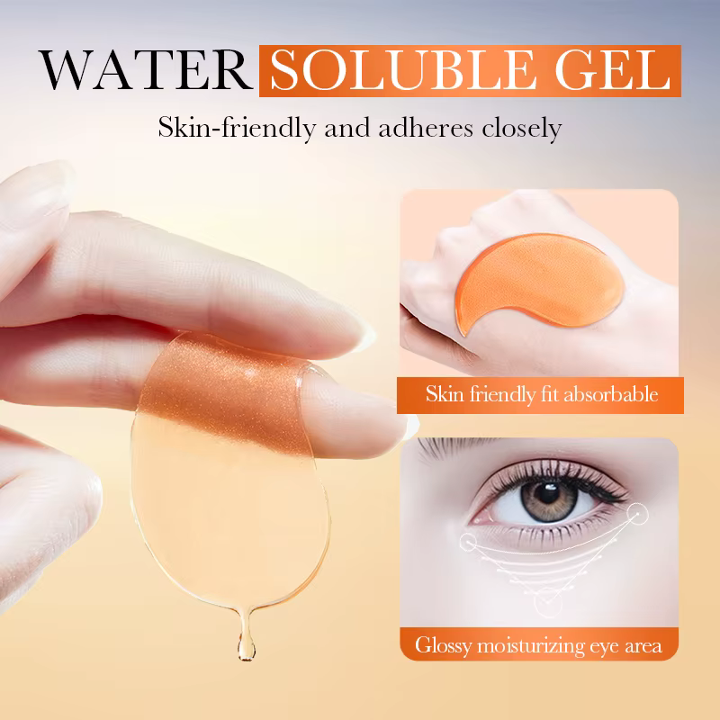 80 pièces masque pour les yeux hydratant au collagène de vitamine C