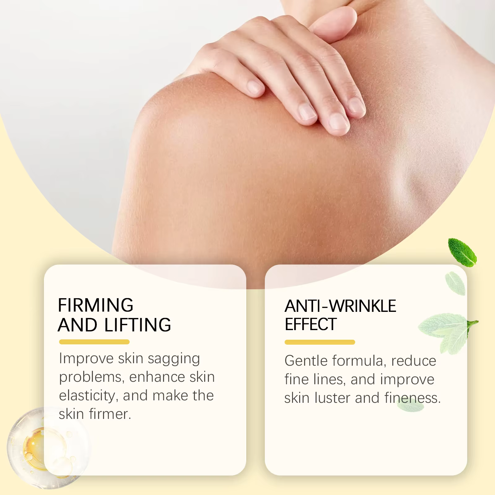  EELHOE crème pour le corps au venin d'abeille hydratation en profondeur hydratant Lifting de la peau Anti-affaissement