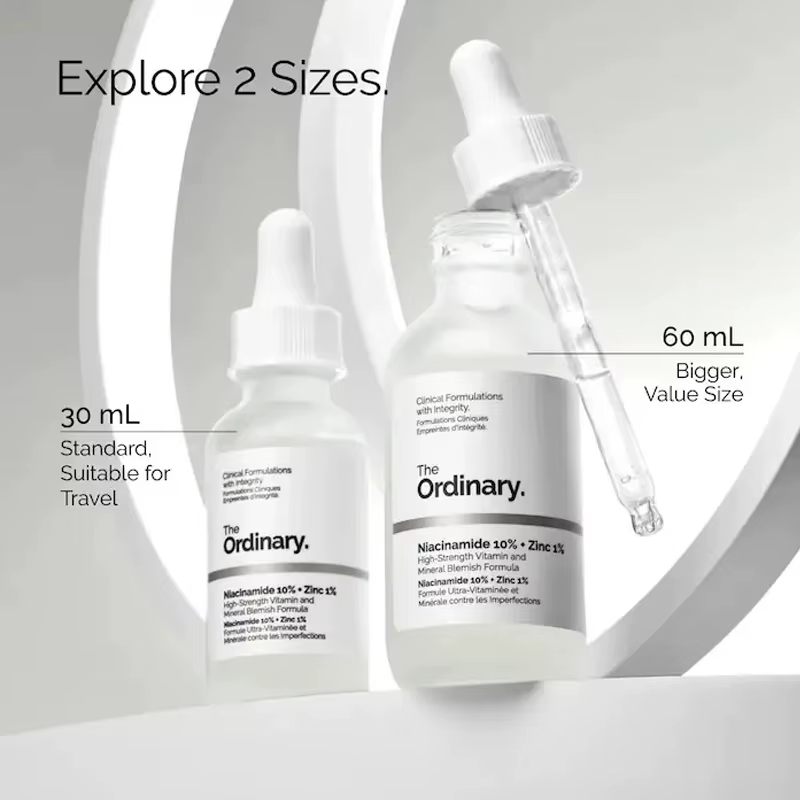 Niacinamide 10% + Zinc 1% sérum 30ml améliore la luminosité de la peau renforcer la barrière contre l'humidité