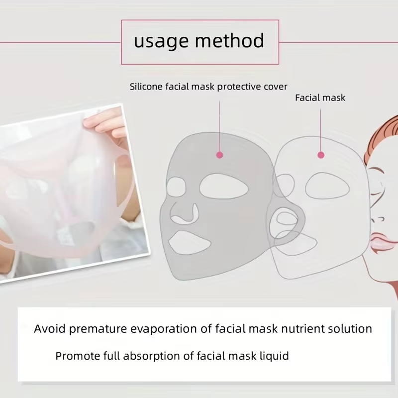 Couverture de masque en Silicone 3D