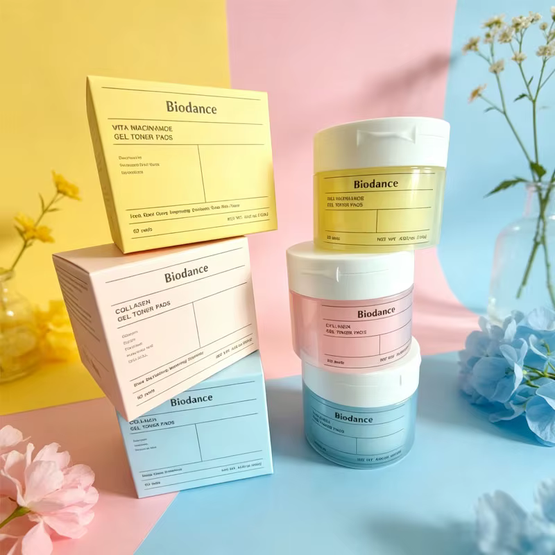 Biodance Gel Toner Pads Ampoule Sérum Hydratation Profonde Améliore l'Hydratation et l'Éclat de la Peau pour Tous Types