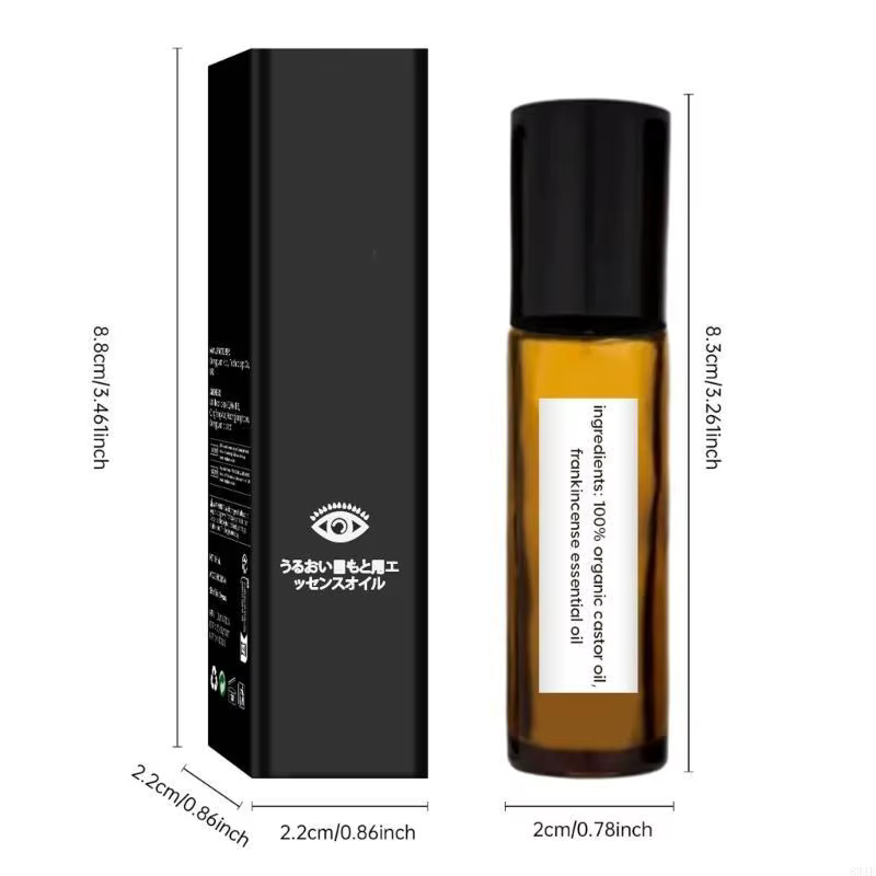 831E SERUMS OEUX Sous Crème à rouleaux pour les yeux avec l'huile ricin Matteriseur