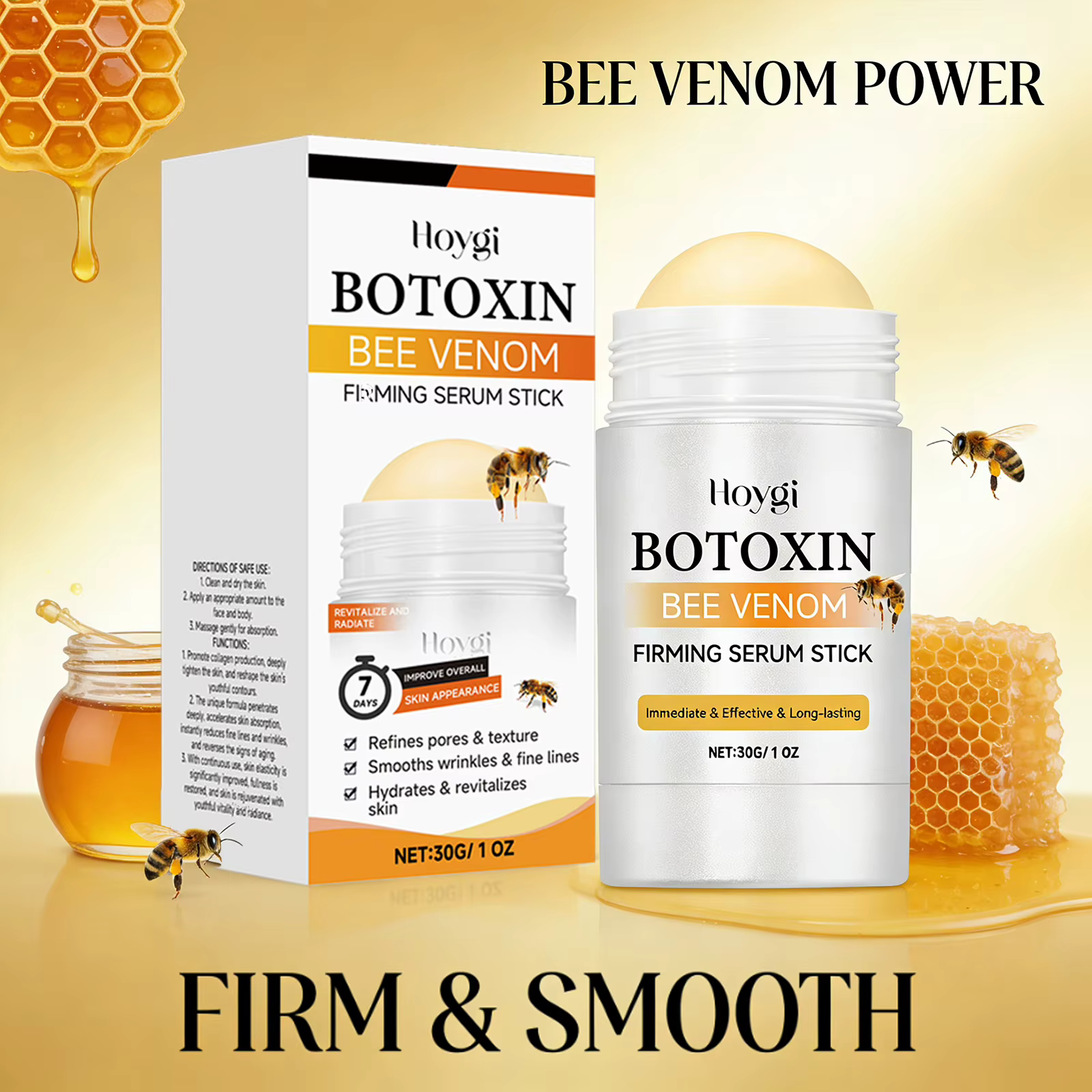 Sérum raffermissant au venin d'abeille en stick