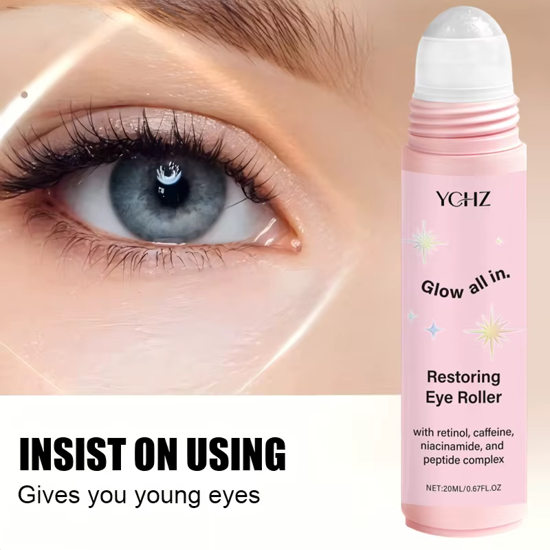 Essence Roll-On Contenant de la Caféine pour les Yeux - Produit de Soin de la Peau