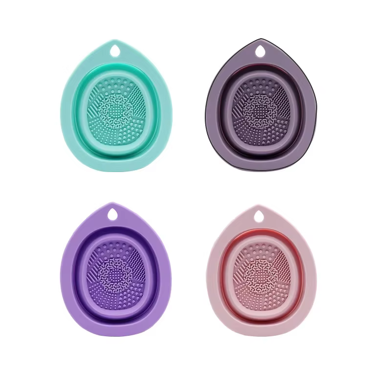 Nettoyeur de brosse de maquillage en Silicone