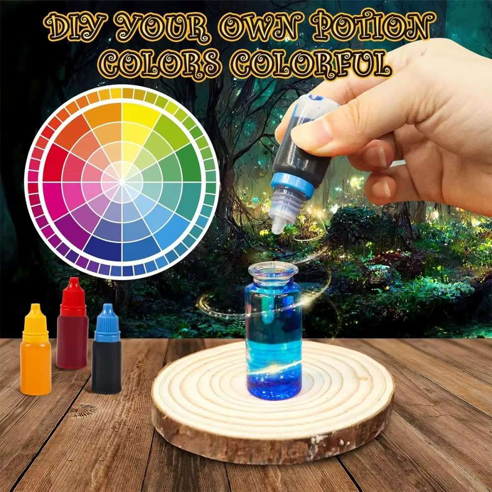 Kit de potion magique de fée pour enfants, flacons de potion de sorcier magique mélangés, cadeaux d'anniversaire, jouets pour filles et garçons, kits d'artisanat de bricolage