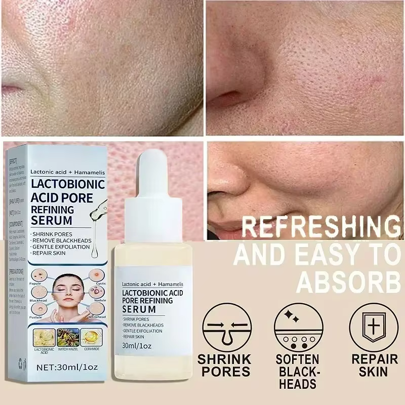 Sérum rétrécissement des pores à l'acide lactobionique