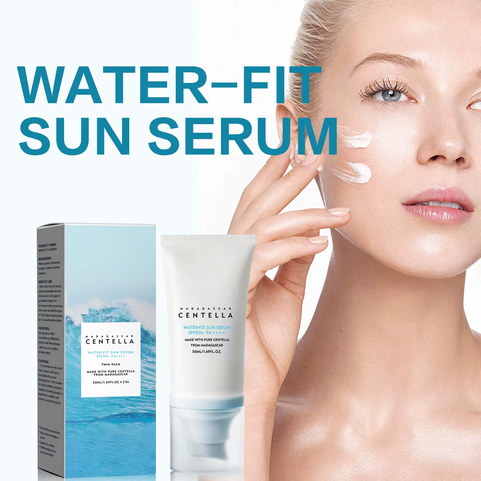 Crème solaire hyaluronique SPF50