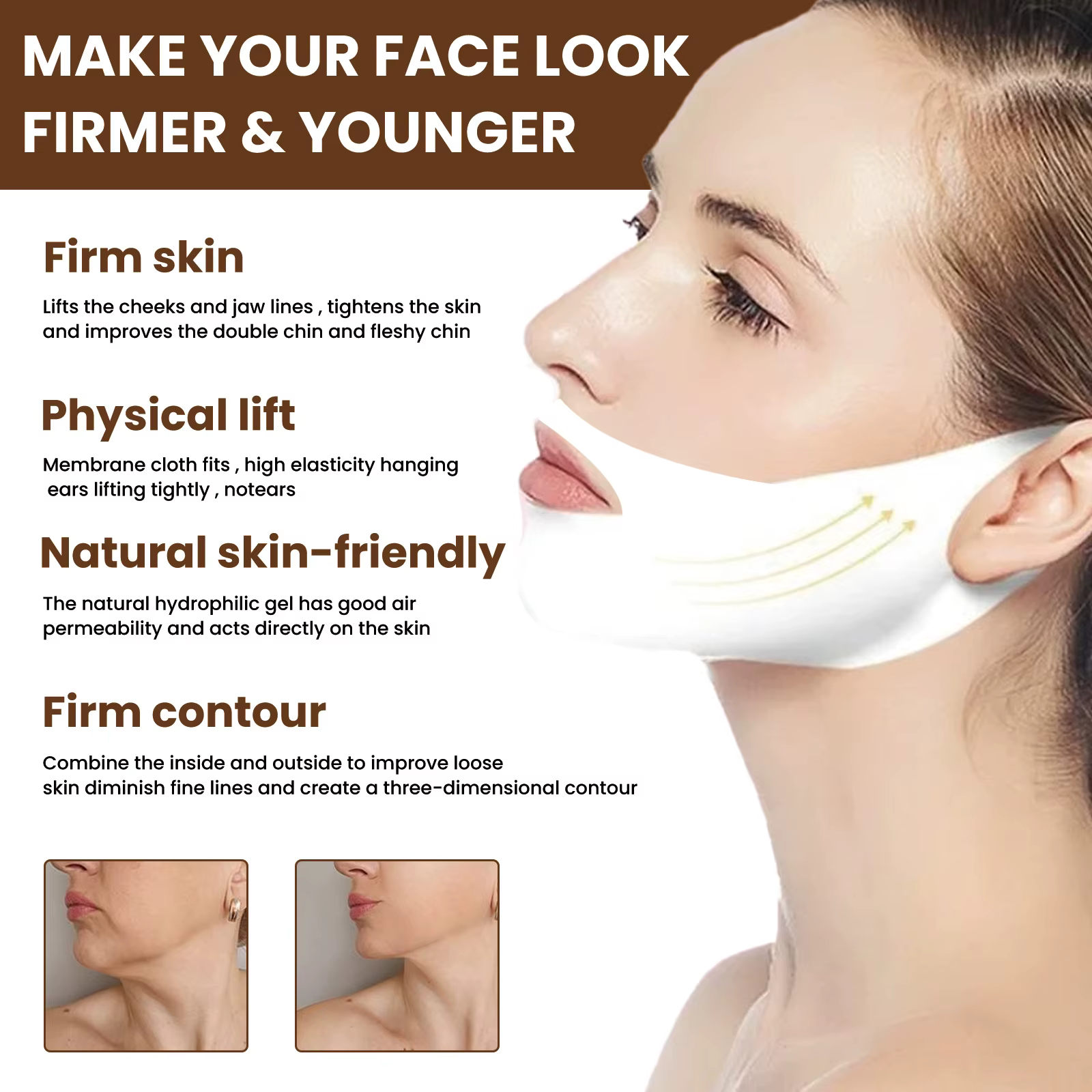 EELHOE masques de Lifting du visage V façonnage