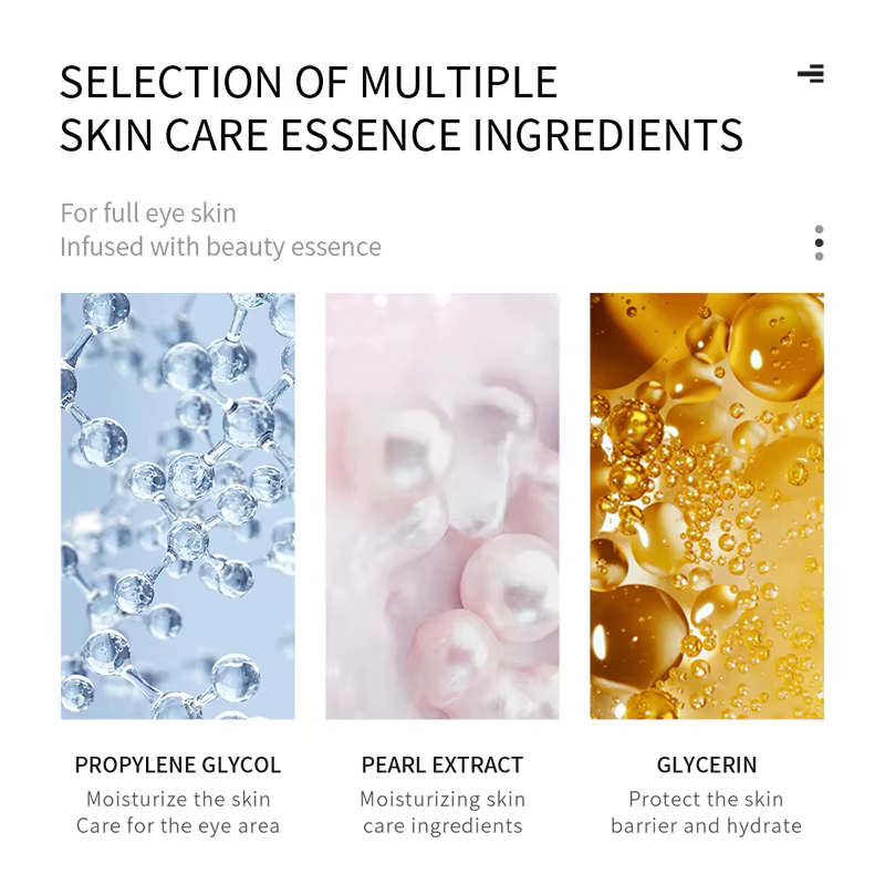5/10 paires SADOER perle masque pour les yeux Anti cernes élimination