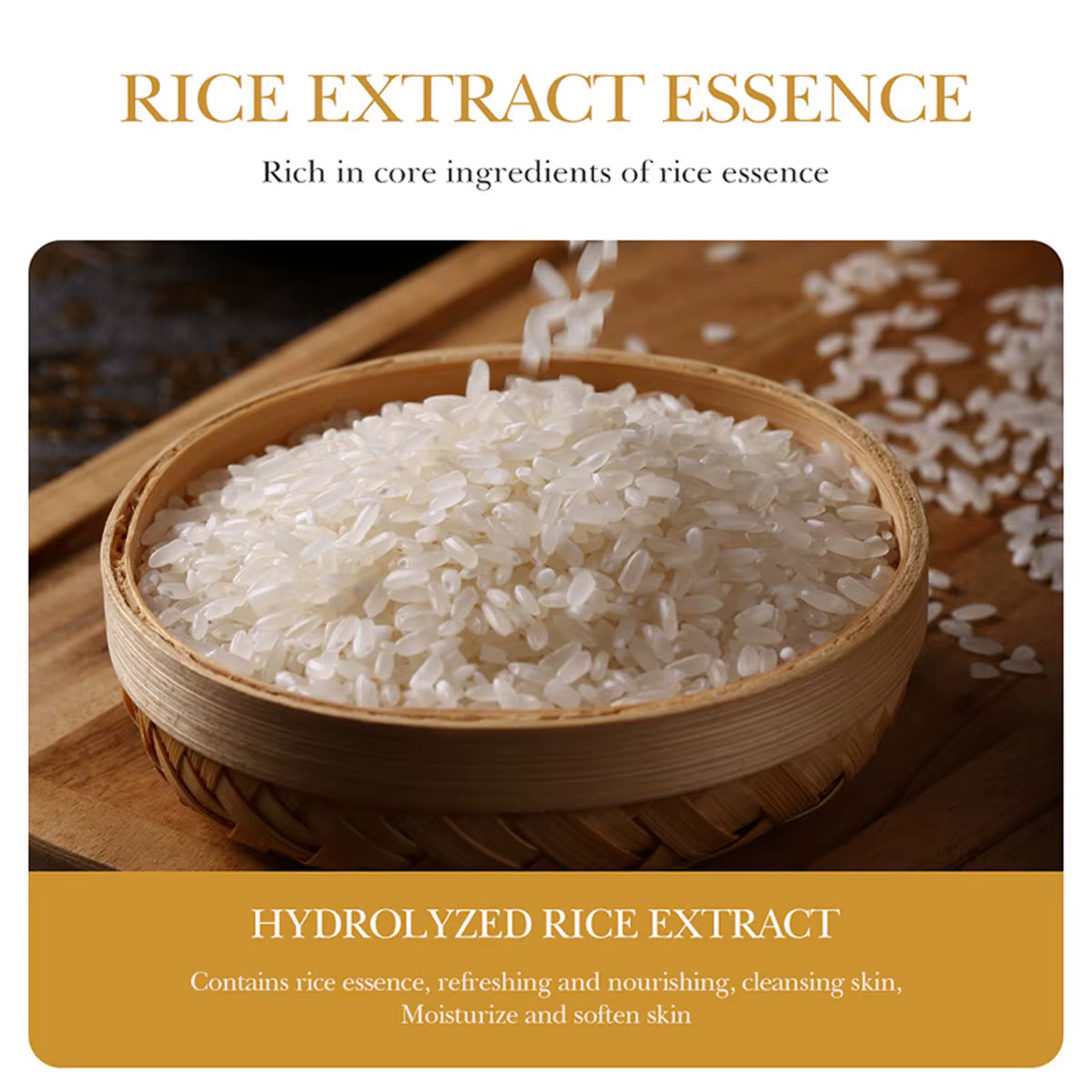 Essence originale de riz nettoyage en profondeur