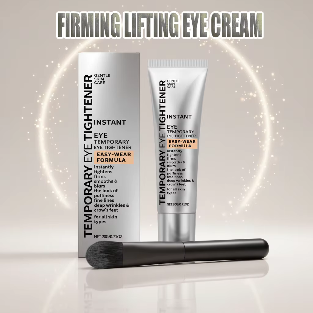 Crème pour les yeux Lifting raffermissant hydratant réduction des cernes ridules traitement de Massage lissant avec brosse soins quotidiens doux