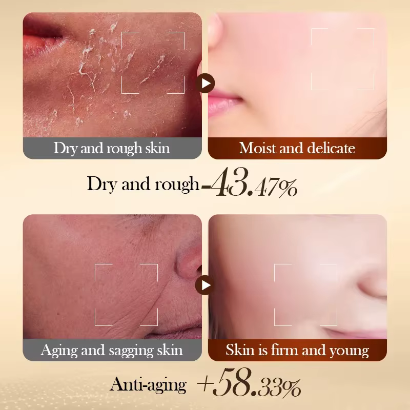 Masque facial anti-rides au collagène