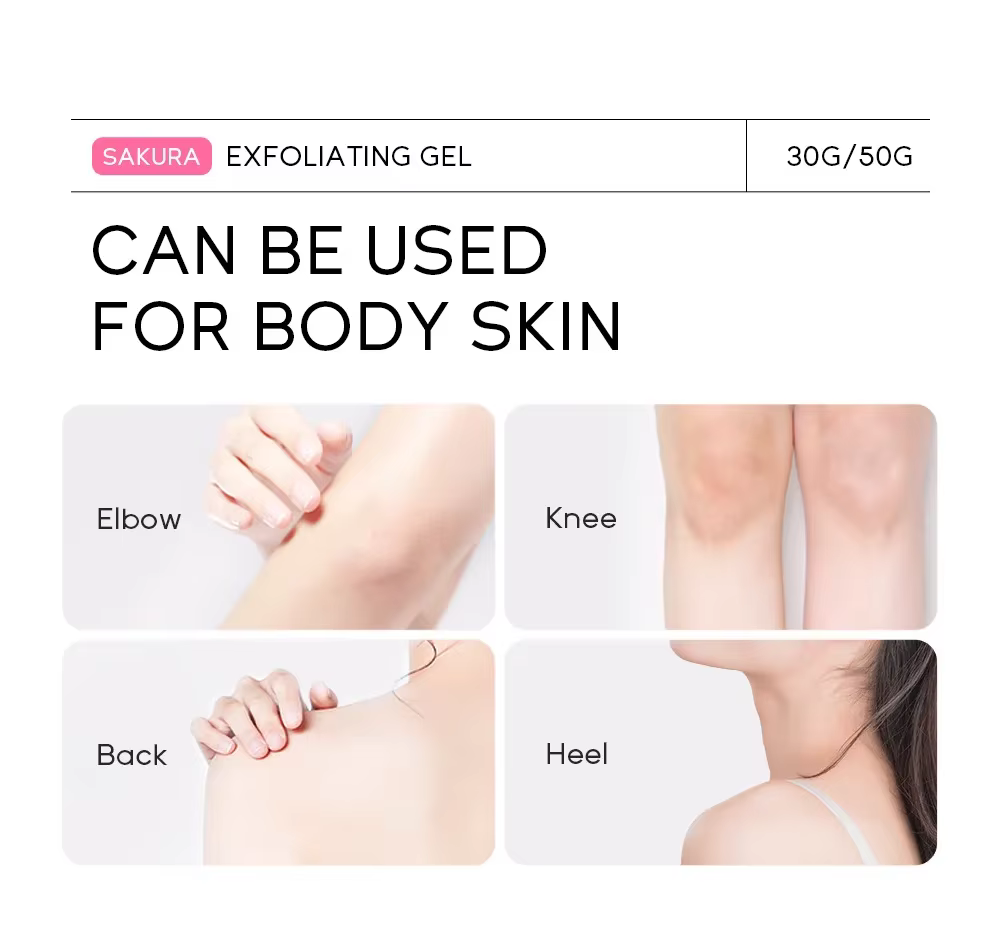 Gel exfoliant Sakura, gommage facial