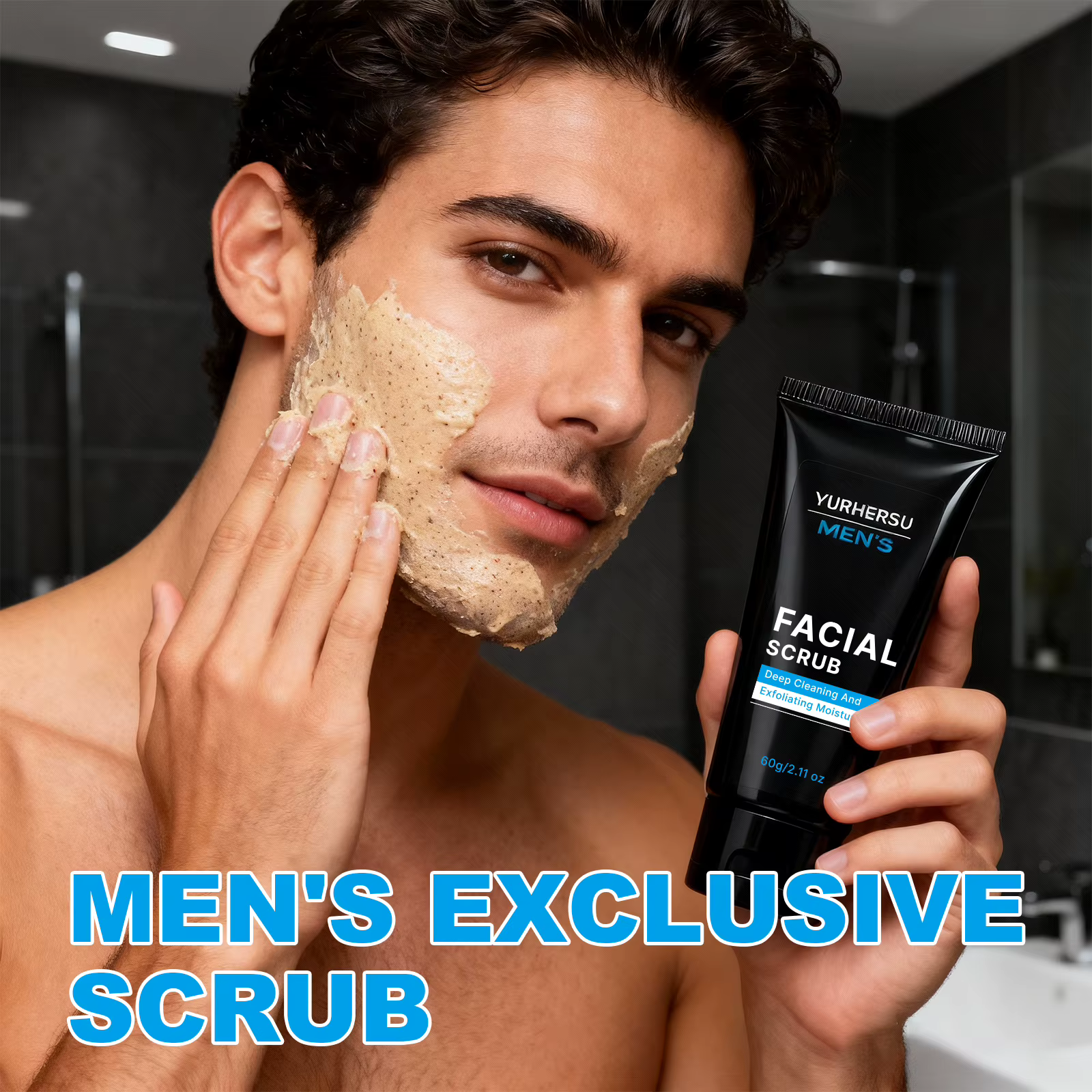 Gommage exfoliant pour le visage pour hommes